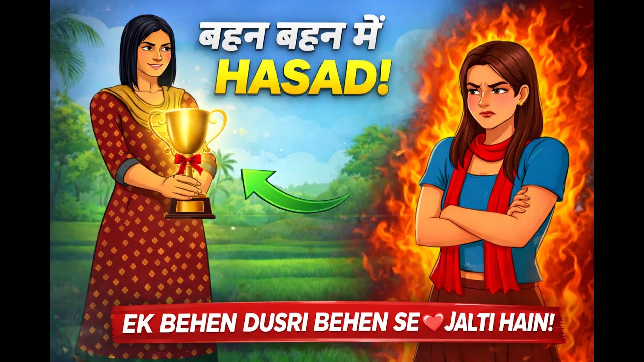 hindi kahani |हसद से सीख | hasad se seekh | एक बहन ने हसद के कारण अपना ही नुकसान कर लिया। |