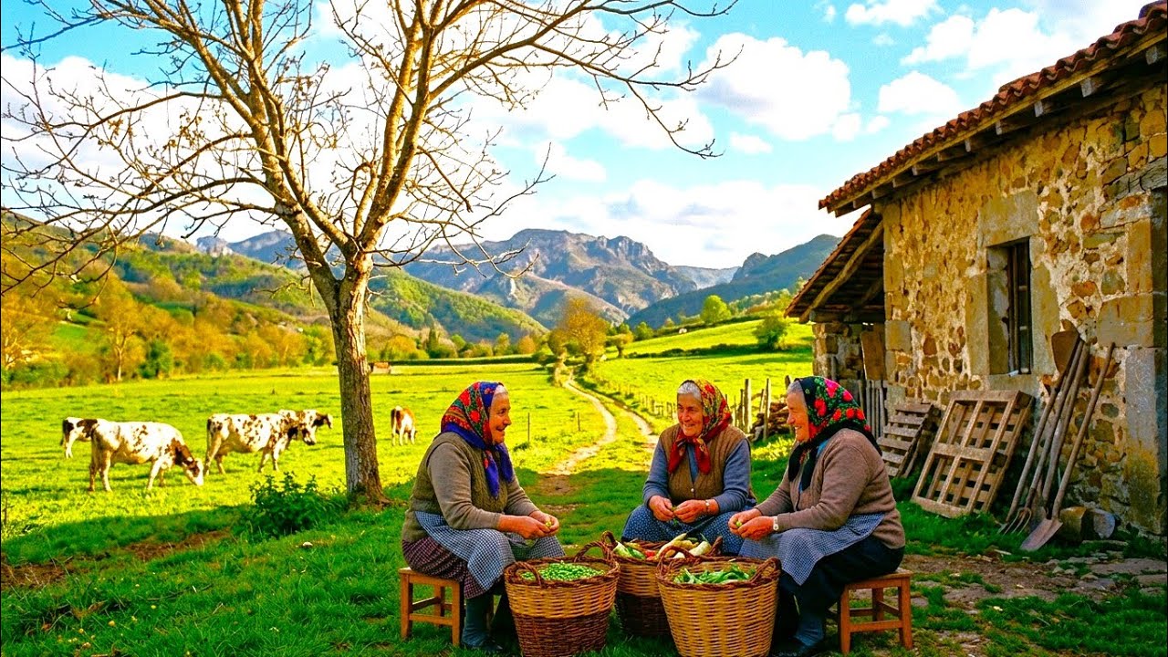Traditional Turkish Village Life – Baking Fresh Lavash Bread in Tandoor (Mountain Cooking)