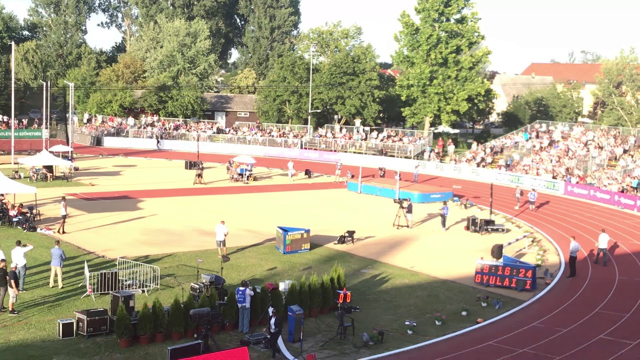 WR attempt High jump!!! Mutaz essa Barshim 246 cm!! Sz&eacute;kesfeh&eacute;rv&aacute;r 2018.07.02