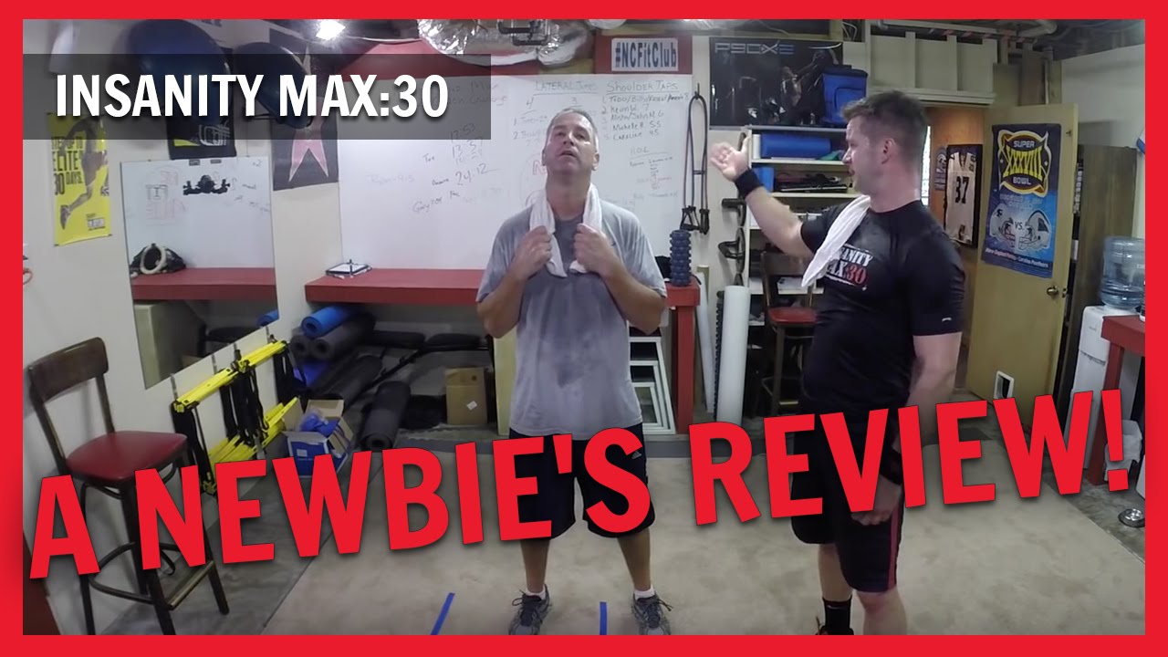 Insanity Max:30.  A Newbie's Review! NC FIT CLUB