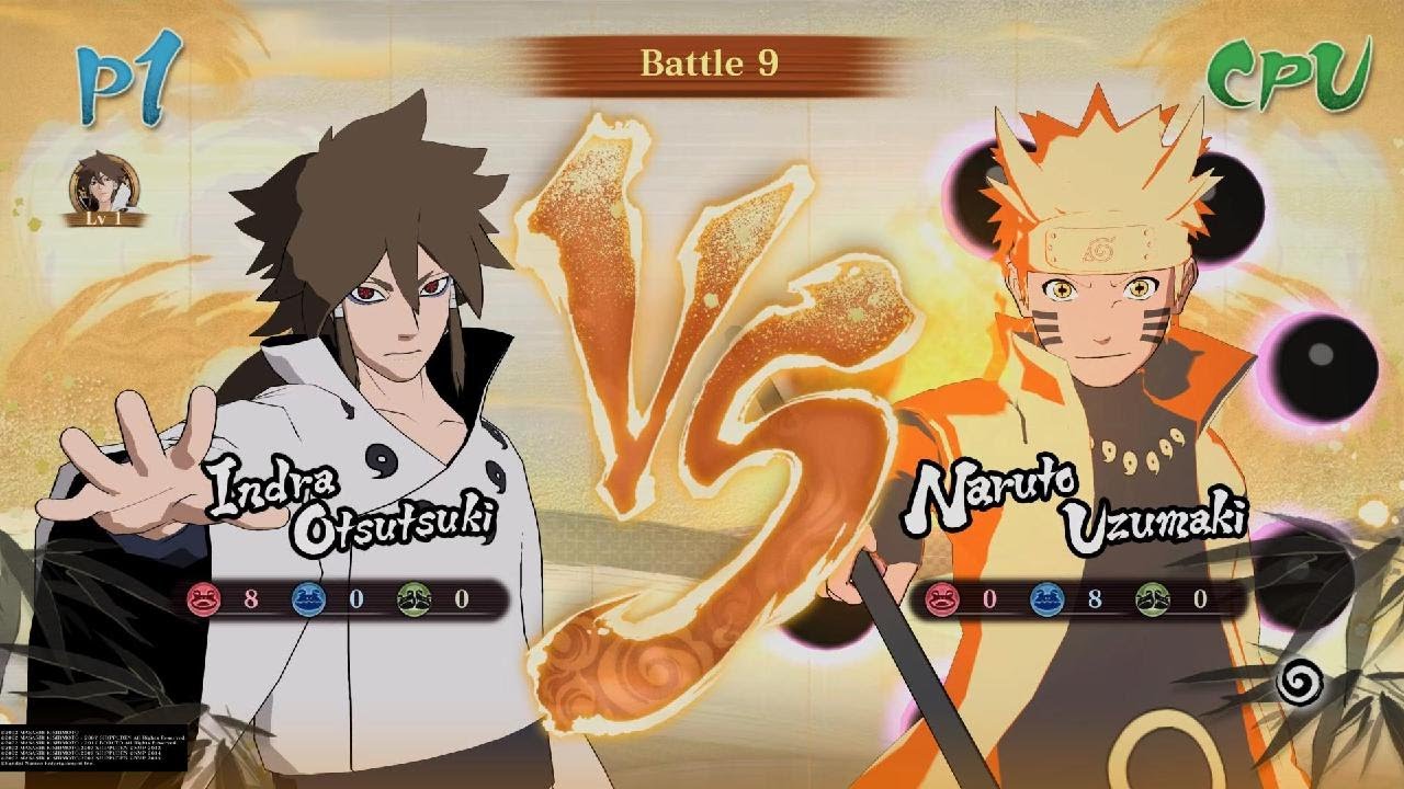 Indra Otsutsuki Vs Naruto Uzumaki