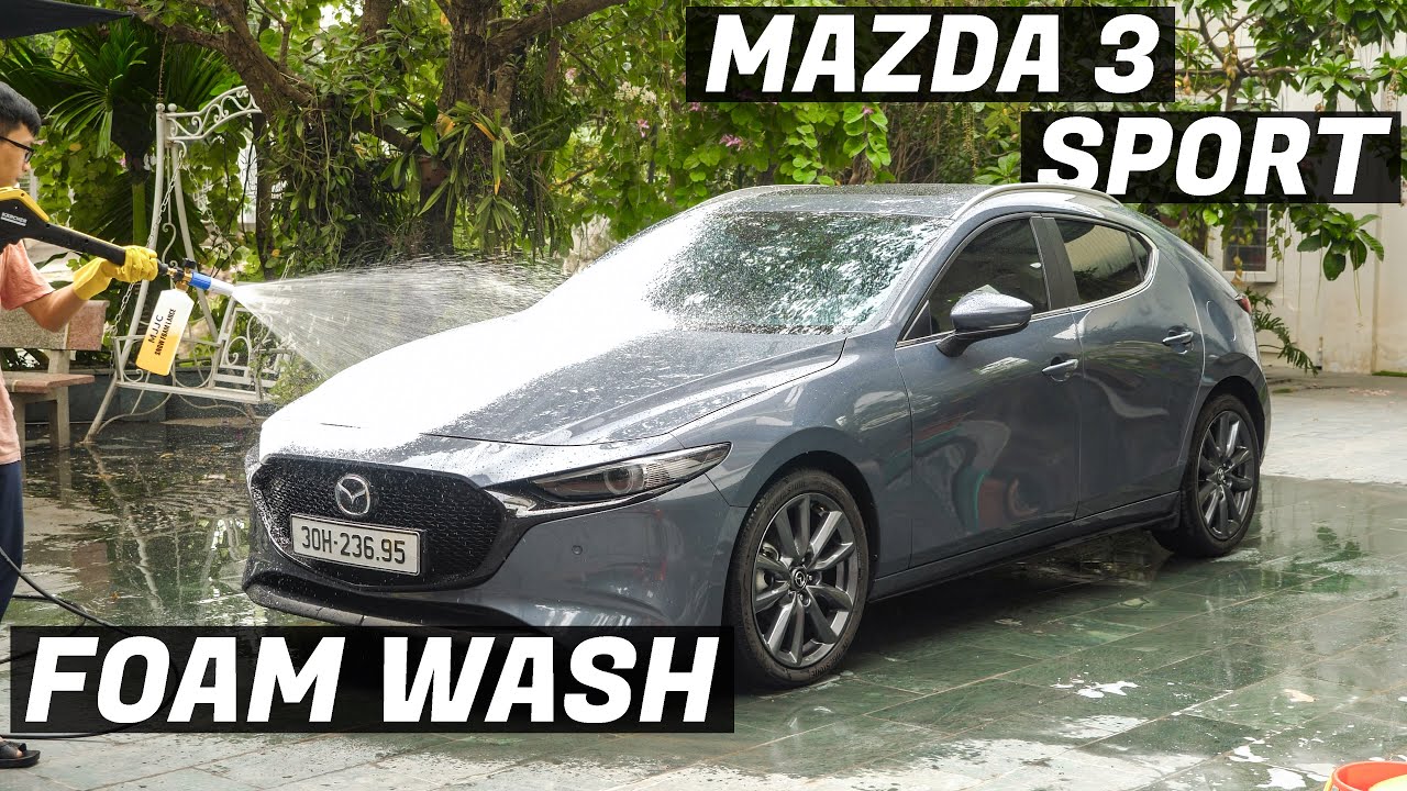 Foam Wash Mazda 3 Sport Premium with Sonax Gloss Shampoo