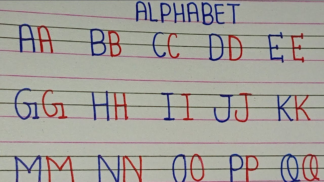 Abcd capital letter | A to Z Alphabet | abcd #education #abcd 