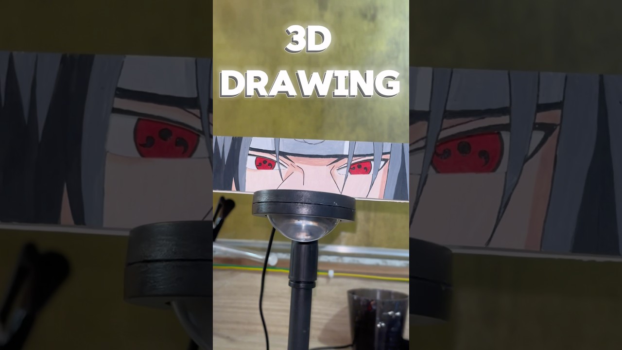I Spent 100 Hours 3D Drawing Itachi Uchiha