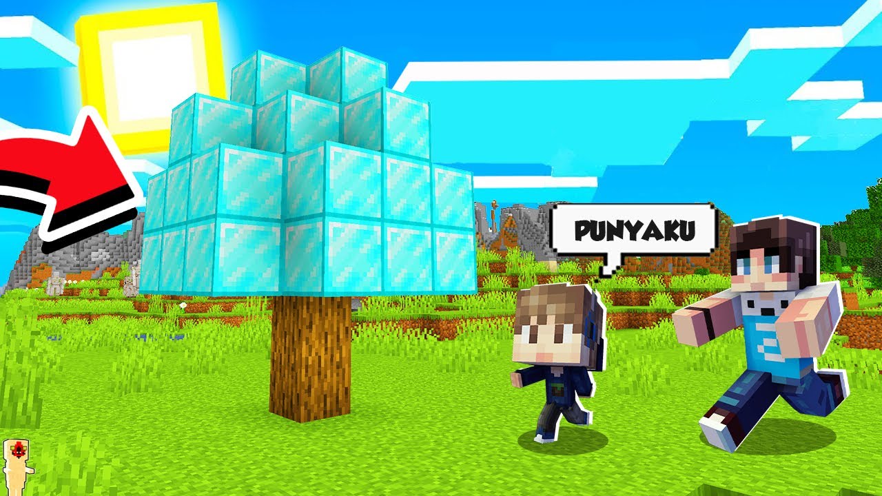 MINECRAFT TAPI KITA BISA CRAFTING POHON SPESIAL!!!