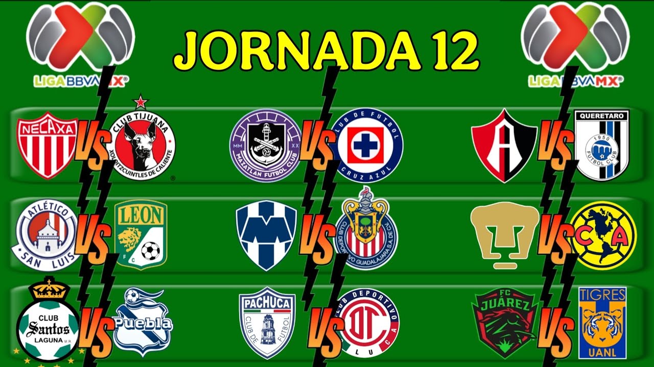 JORNADA 12 LIGA MX CLAUSURA 2026