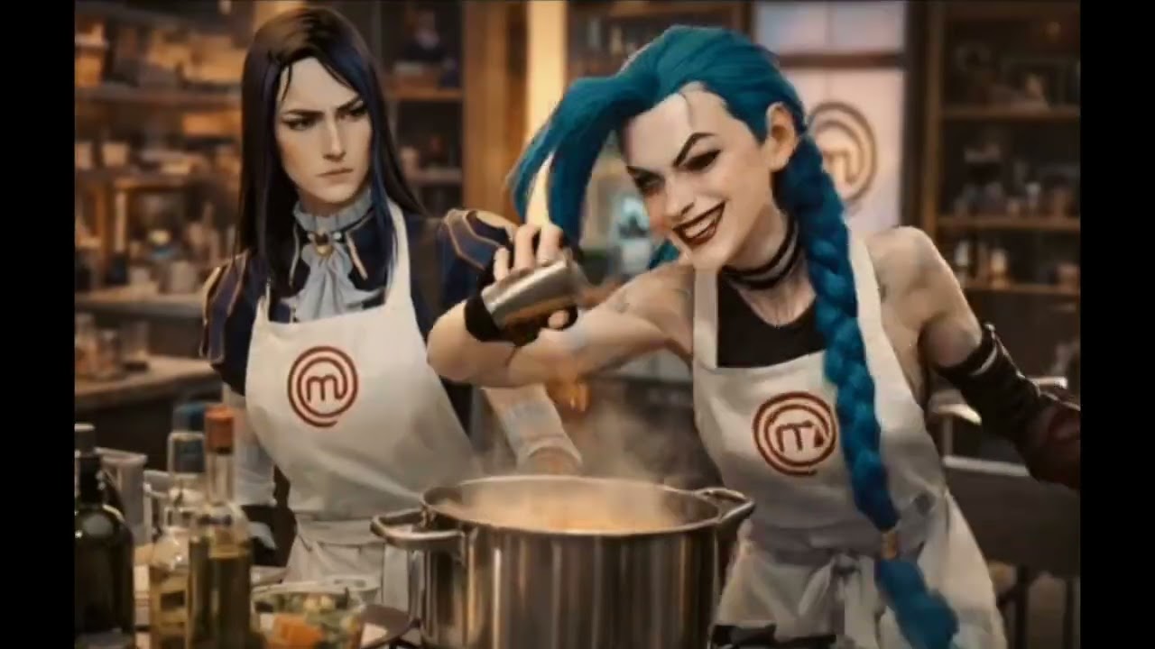 Jinx cooks 🧑‍🍳🧑‍🍳🧑‍🍳