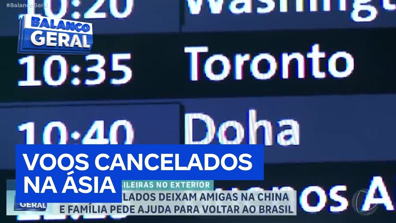 Brasileiras ficam presas na Ásia após cancelamento de voo em meio a conflito no Oriente Médio