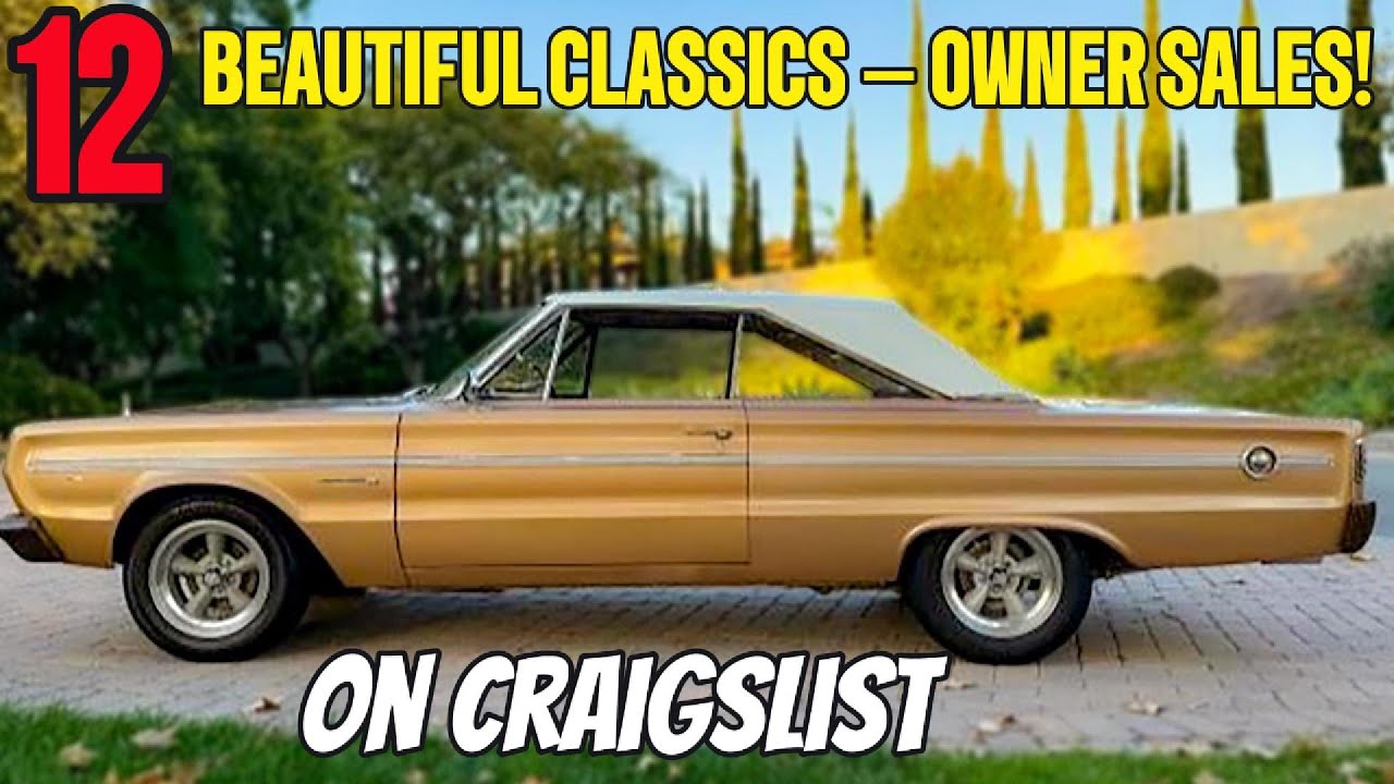 12 прекрасных классических автомобилей продаются от собственников на Craigslist!