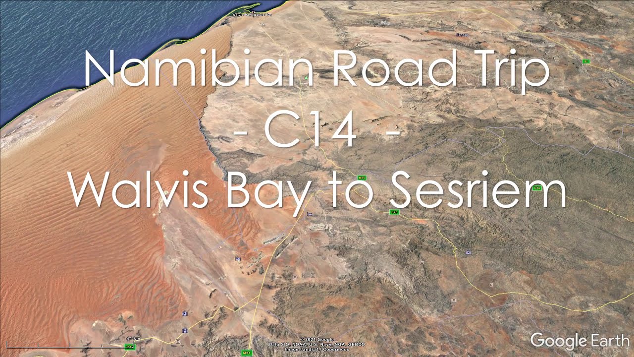 Beautiful Namibian Road Trip - C14 Walvis Bay to Sesriem camps