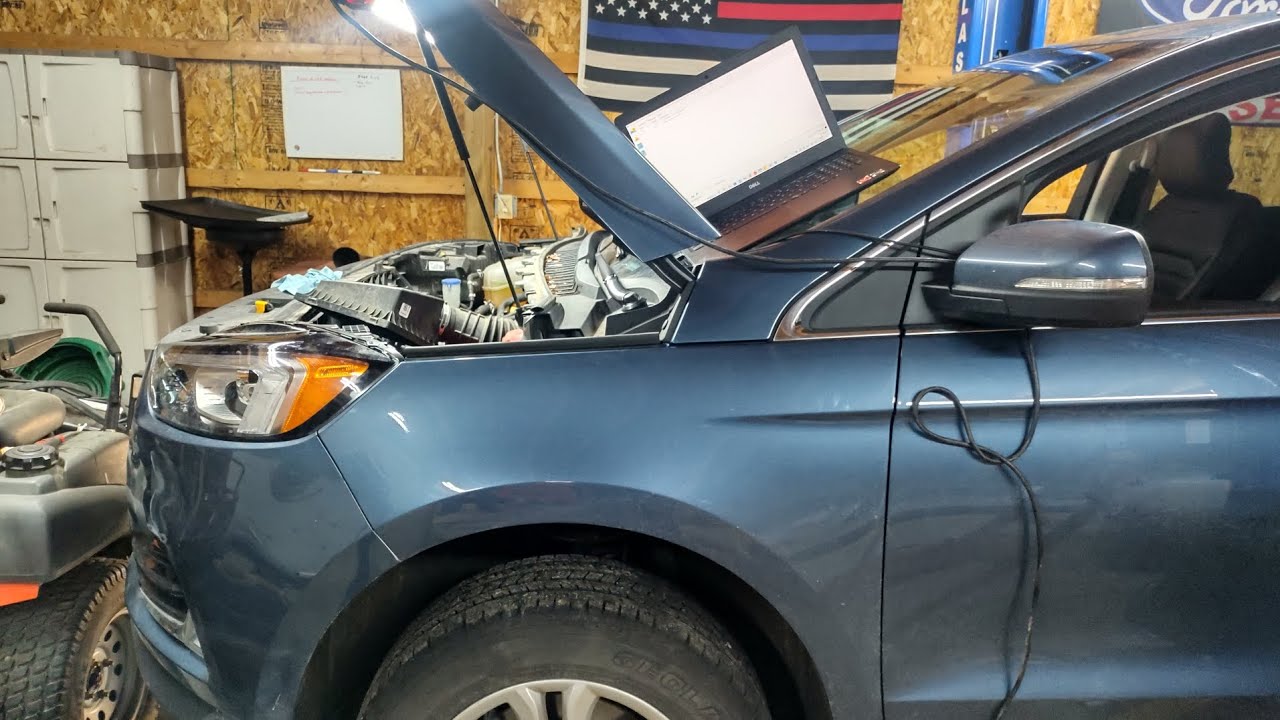 2019 Ford Edge AWD 2.0L Transmission drain and fill.