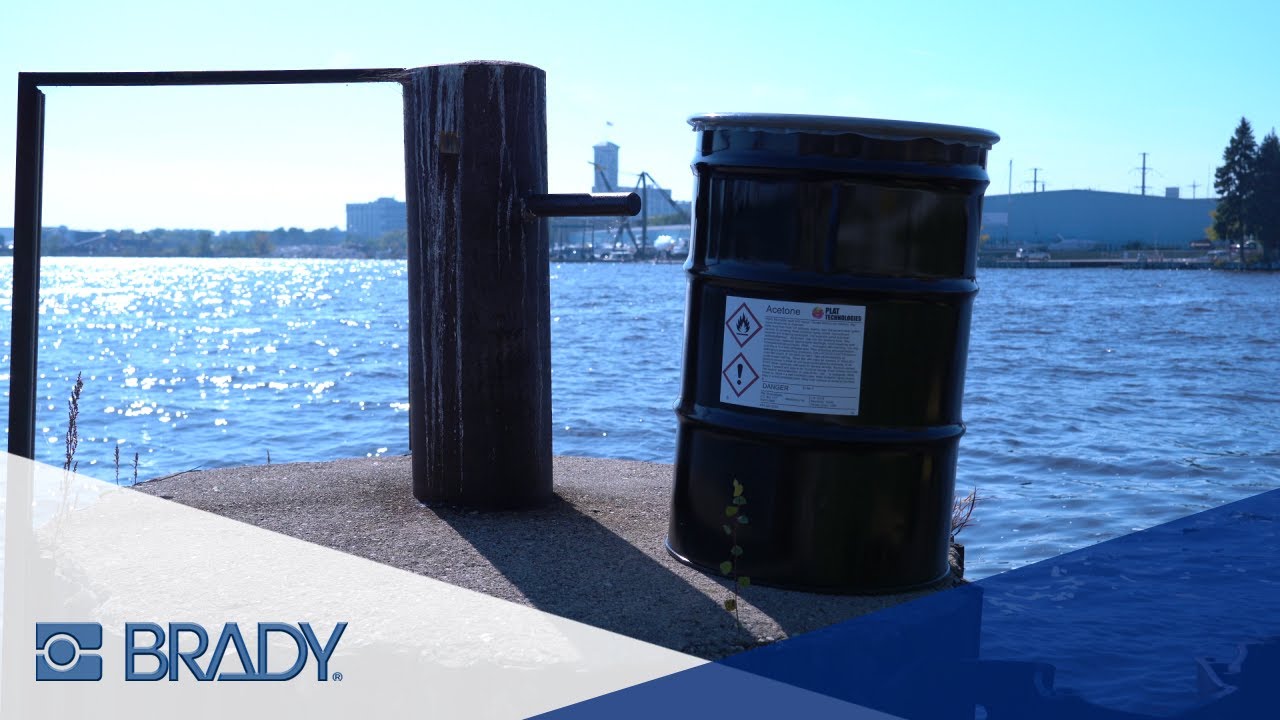 Brady's BS 5609 Certified Marine Transport Labels