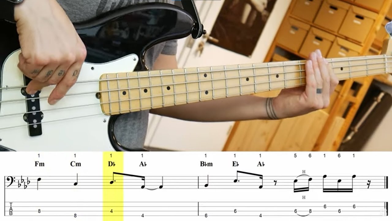 So geht eine SOUL BASSLINE - I want you back - Jackson 5 (mit Bass Tabs)