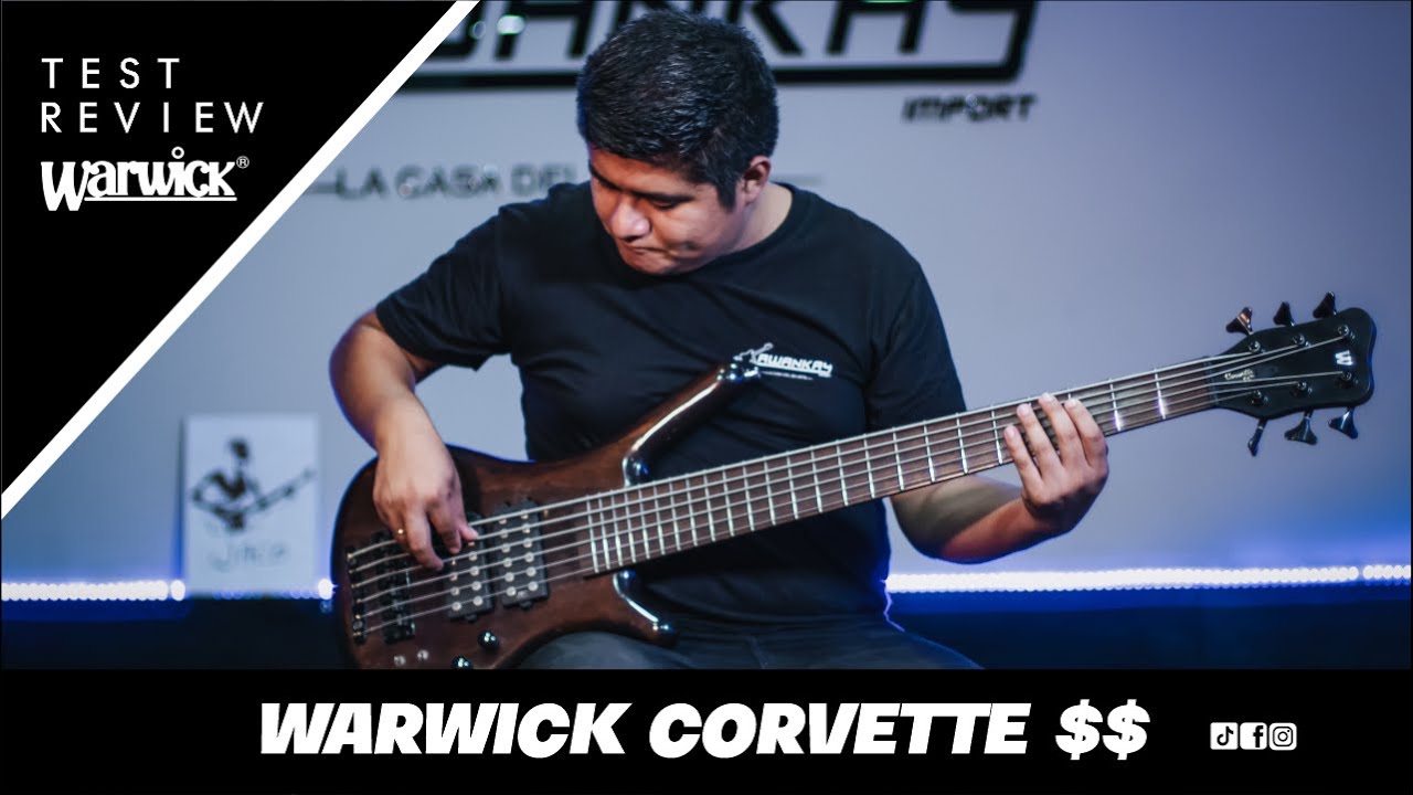 BAJO WARWICK CORVETTE $$ 6 CUERDAS Made in Germany / Test y Review por Alvaro Sovero