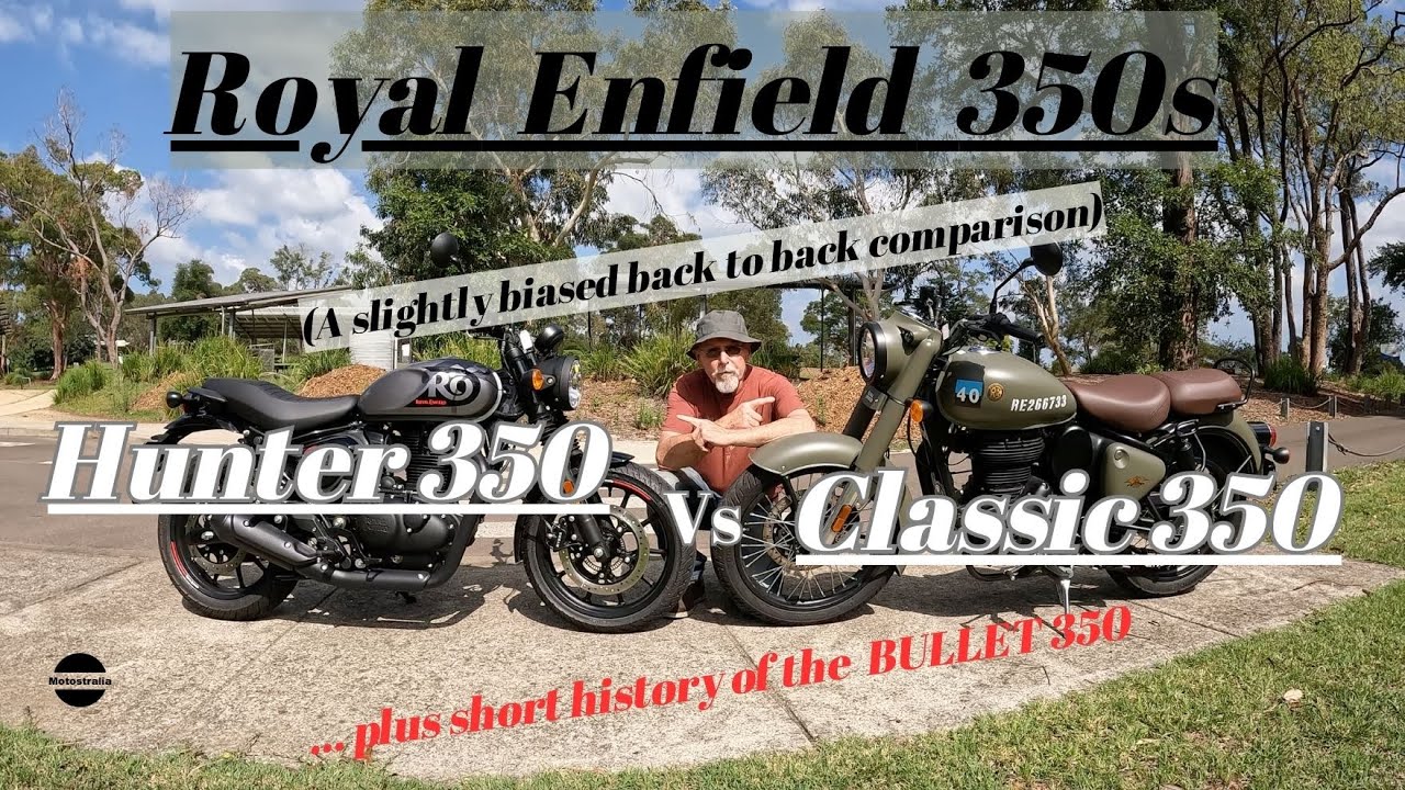 Сравнение Hunter 350 и Classic 350 Royal Enfield