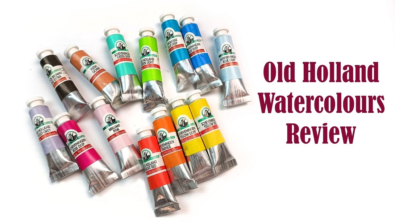 Trying Old Holland Watercolours! First Impressions and Review. Are They as Good as I Hoped?