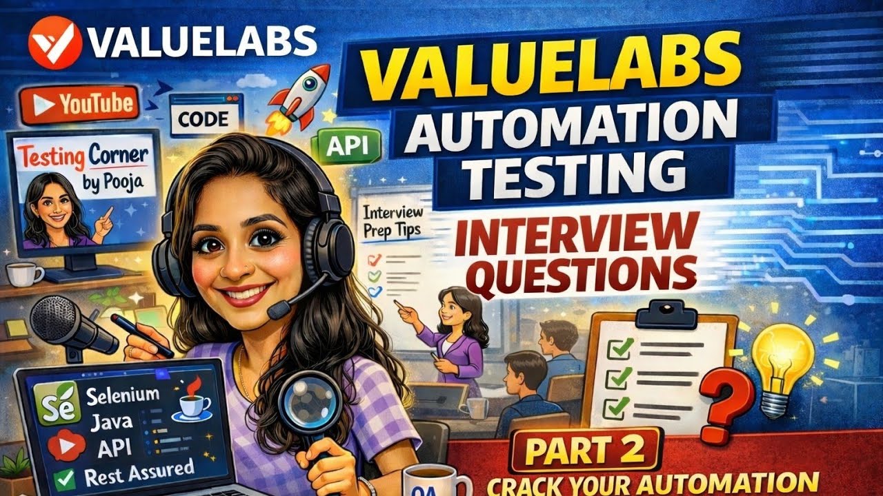 ValueLabs Automation Interview Questions | Selenium | Real Time-Scenario Base Interview Que -3