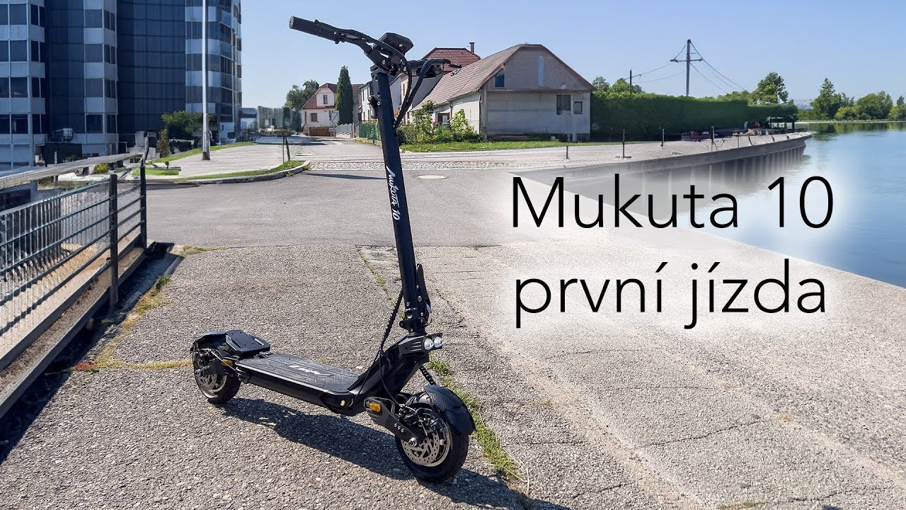 Mukuta 10 - velikost boží, podvozek zajímavý 😅 První jízda 🛴