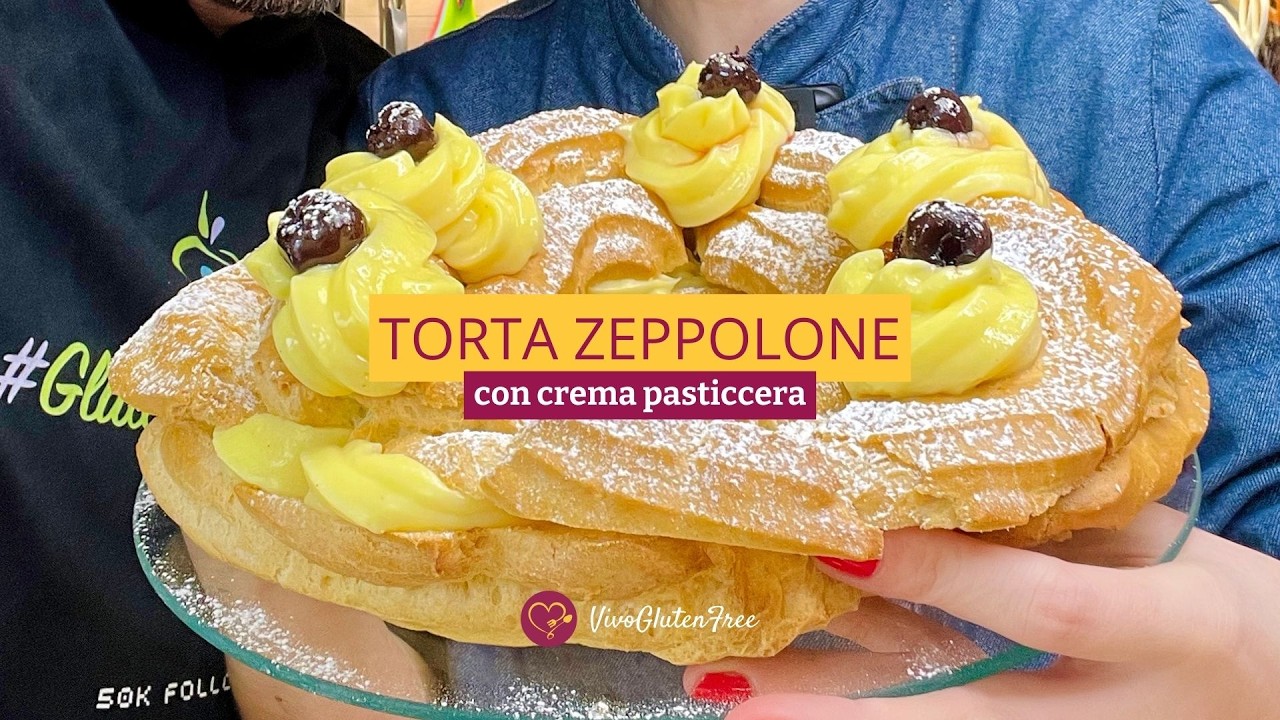Zeppolone di San Giuseppe GLUTEN FREE: PERFECT TRICK (and spend less than &euro;5!) | VivoGlutenFree