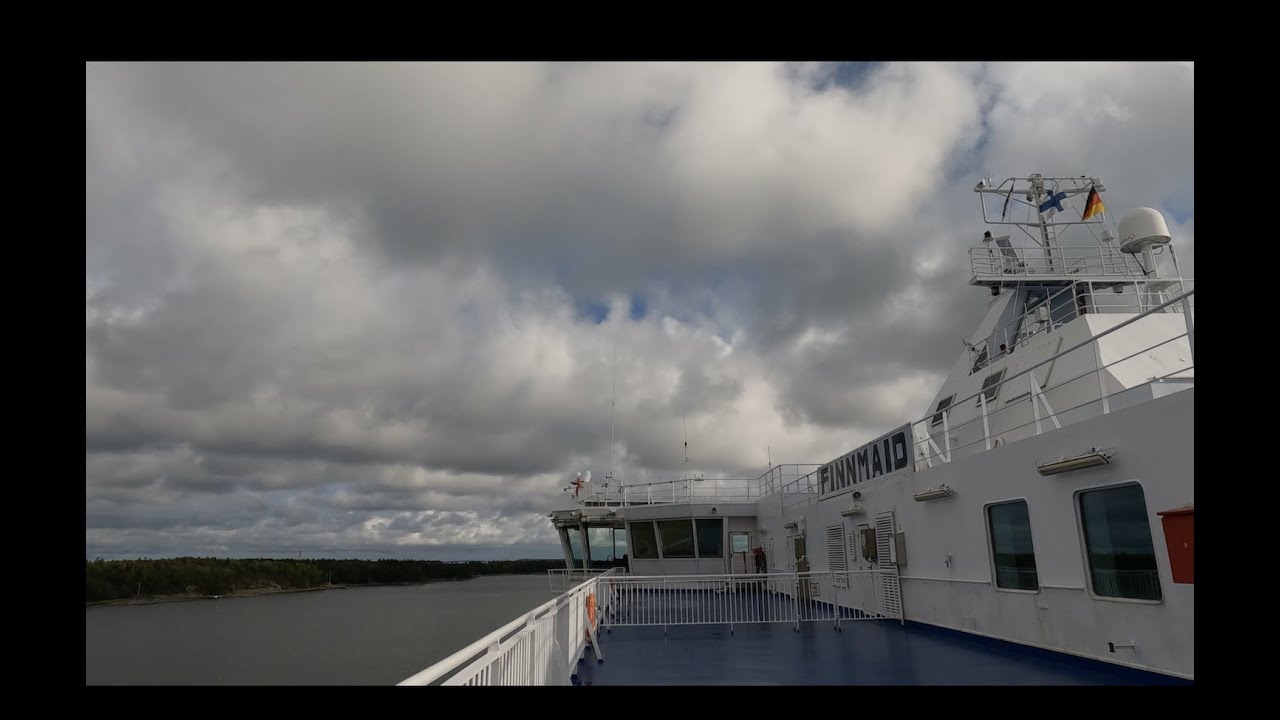 Путешествие на своём автомобиле в Европу паром Finnlines Helsinki - Travem&uuml;nde 16.09.2022