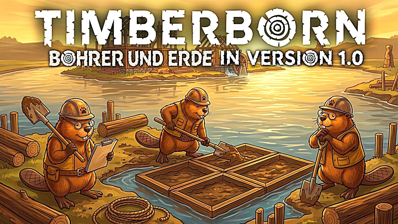 TIMBERBORN 1.0: Bohrer und Erde im Neustart