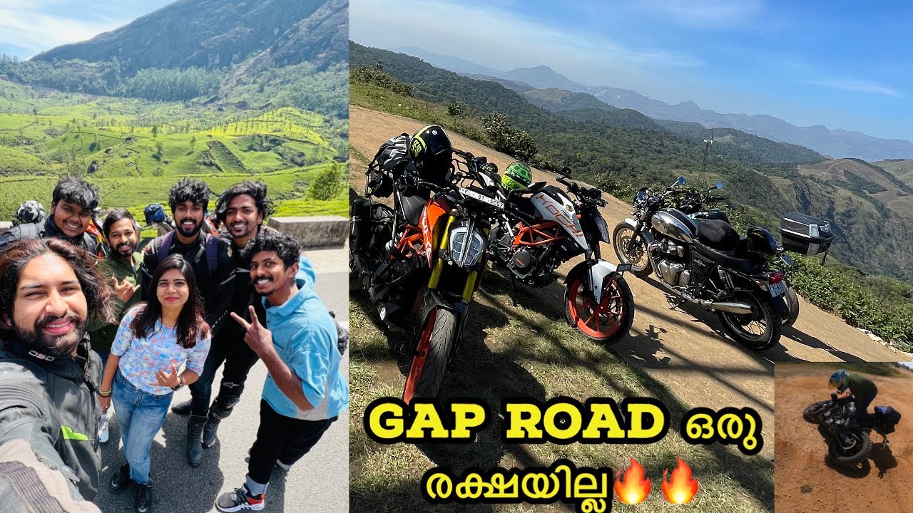 മുന്നാറിൽ നിന്നും gap road വഴി oru റൈഡ് പോയപ്പോൾ😨🔥🔥landscape #munnar