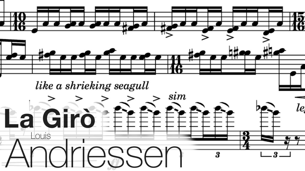 Louis Andriessen - La Gir&ograve;, Violin Concerto (2011)