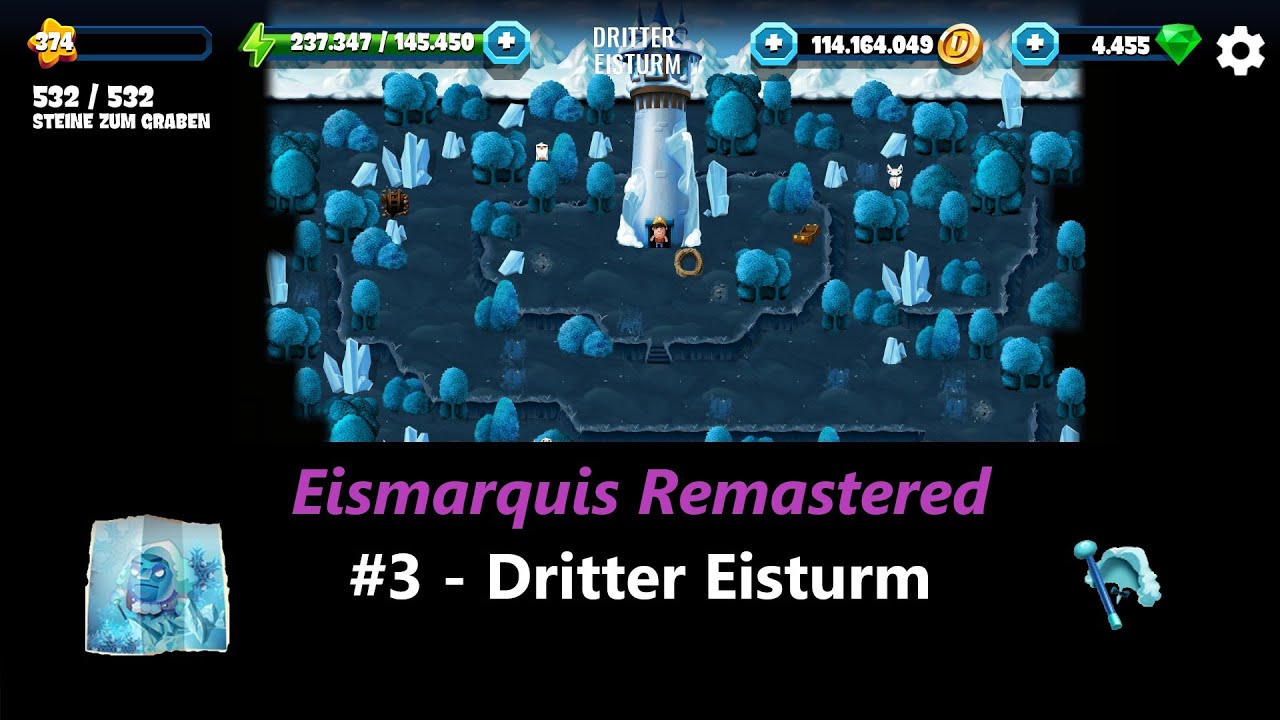 Lets Play Diggy's Adventure – Eismarquis Remastered – #3 Dritter Eisturm (deutsch)
