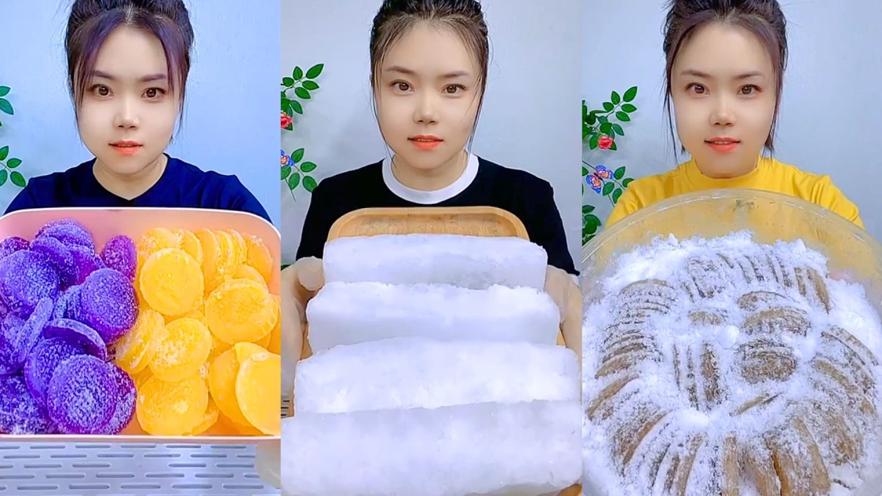 Homemade Traditional Chinese Ice Eating Show #118