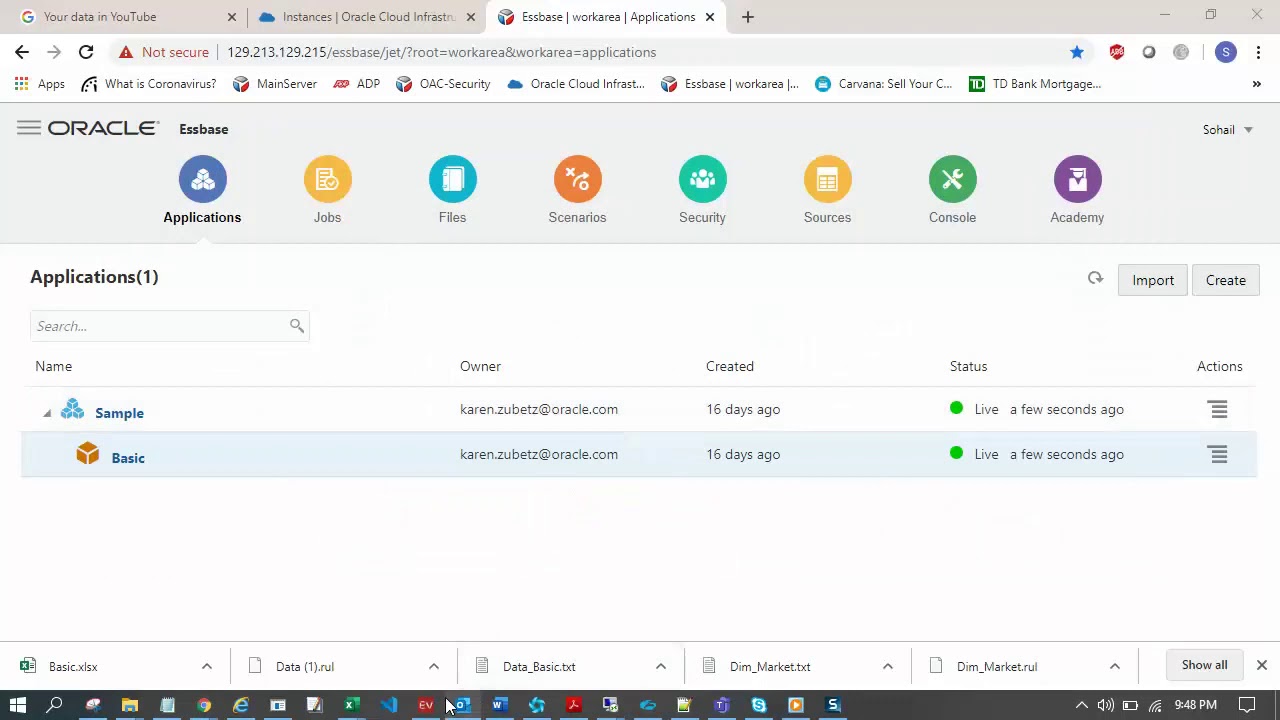 Essbase Cloud Overview for Beginners
