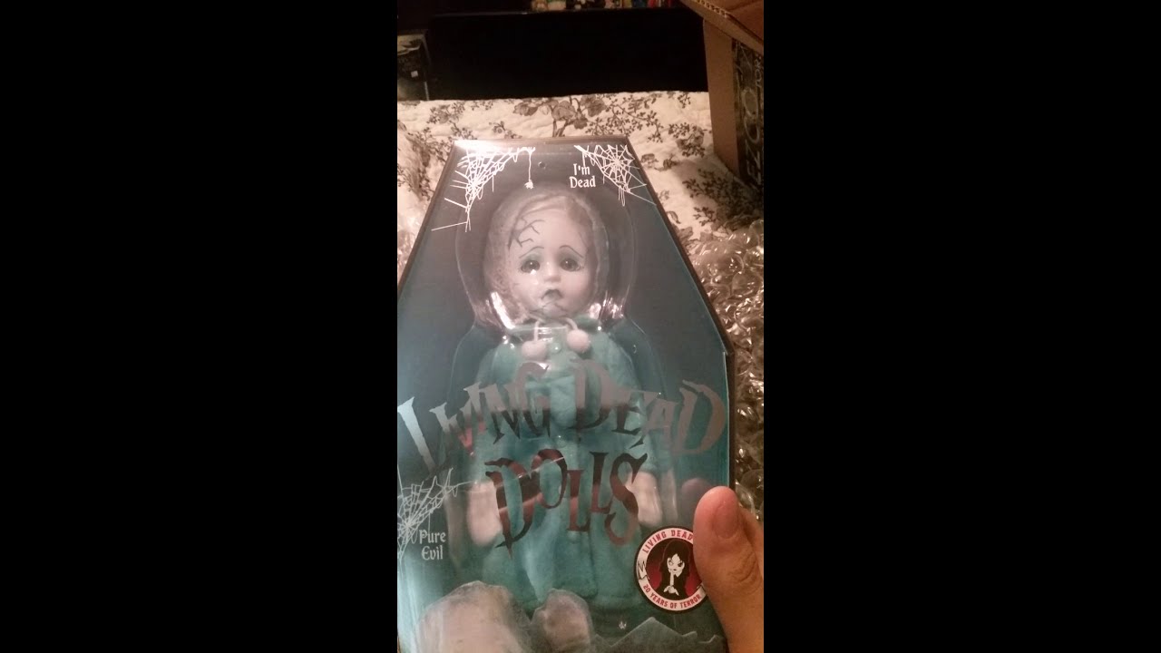Living Dead Dolls Resurrection Frozen Charlotte ASMR Quick Box Opening (Camera Died at the End)
