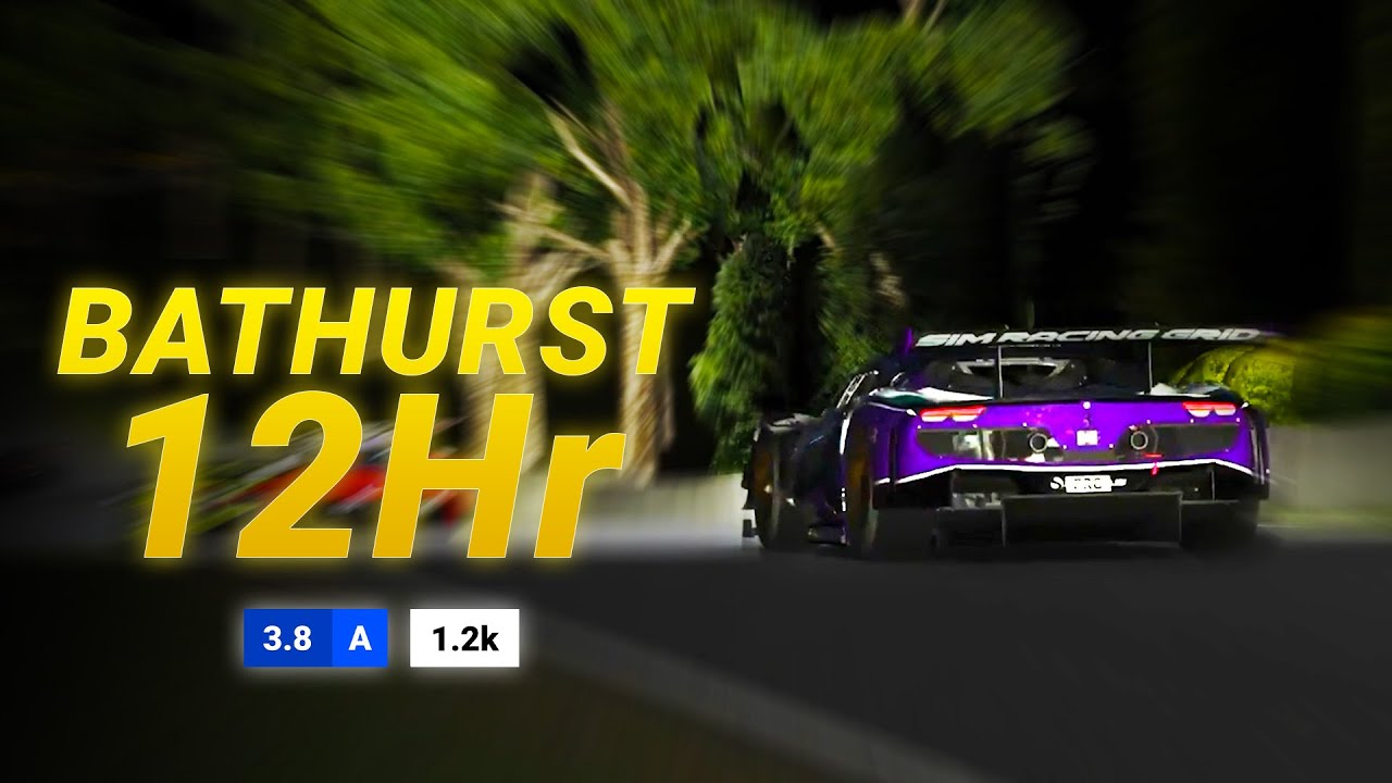 I tried the iRacing Bathurst 12Hr... (2024)