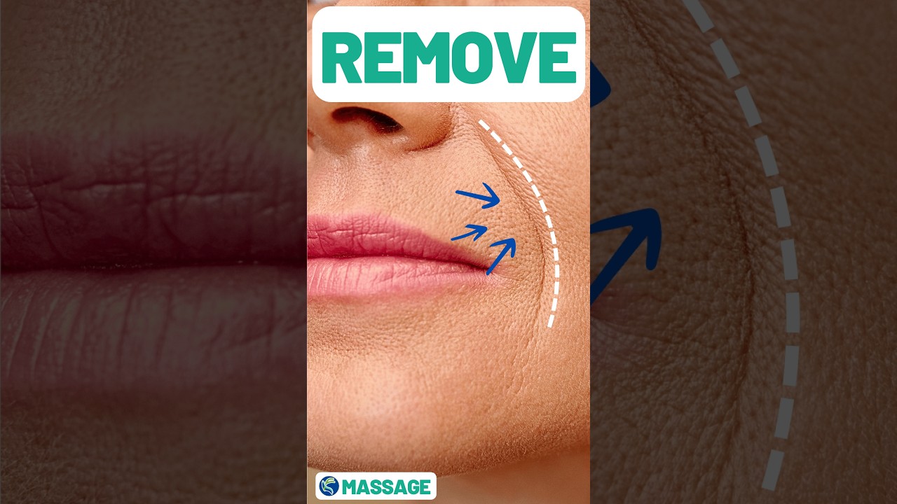 Eliminate the naso-genian groove + wrinkles 👉 Massage + facial yoga 2nd PART #Physiolution