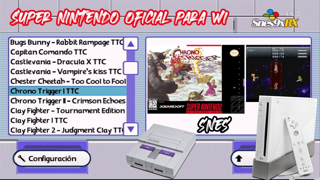 Super Nintendo para tu Nintendo Wii (Habilitar Super Nintendo de forma Oficial)