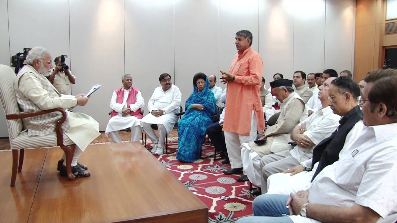 PM Modi meeting BJP MPs from Northern States