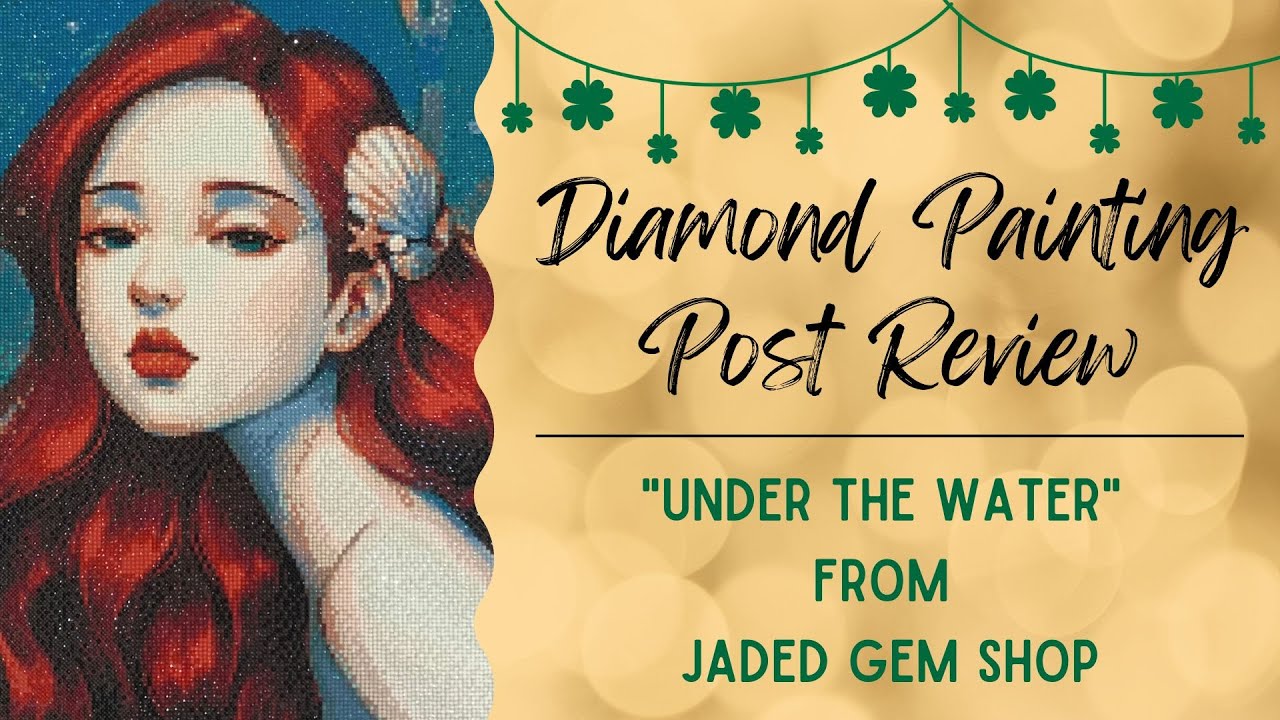 Diamond Painting Post Review ll My First Kit from Jaded Gem Shop! ll Spoiler Alert: I LOVE IT!