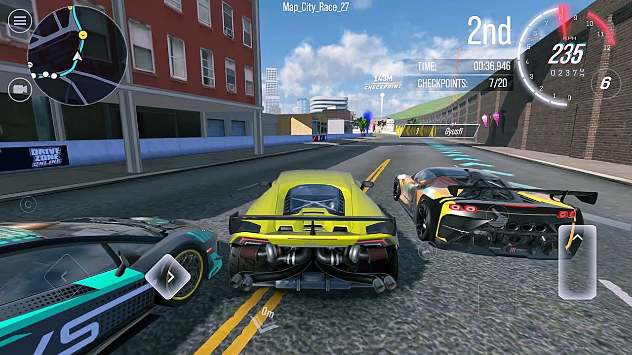 Drive Zone Online || Lamborghini Huracan Skill Test & Street Racing Gameplay