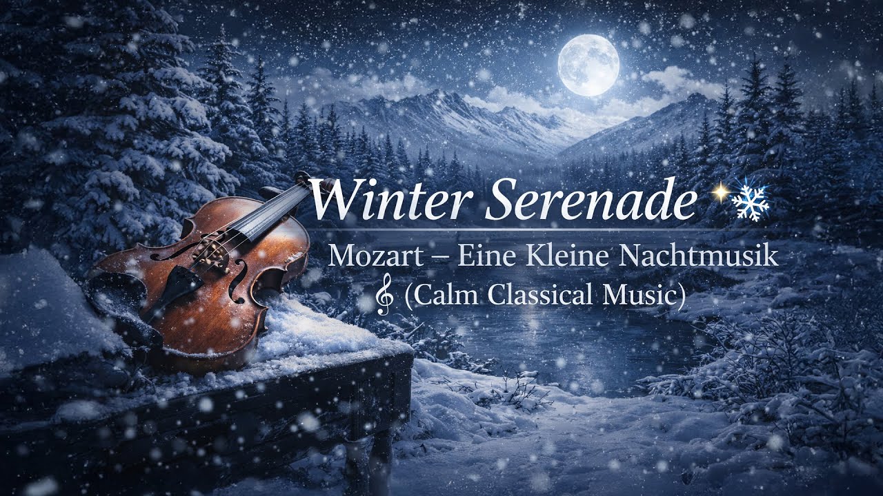Winter Serenade ❄️✨ | Mozart – Eine Kleine Nachtmusik (Calm Classical Music)