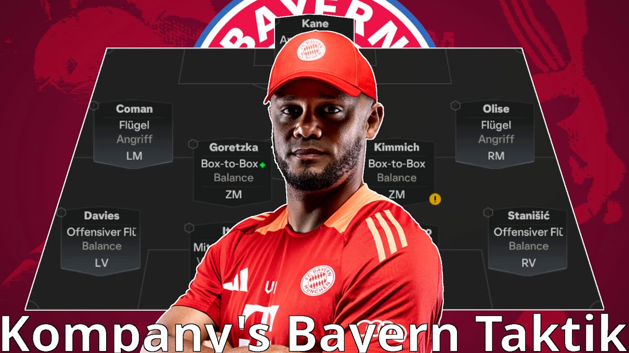 FC 25: 🔥 SO SPIELST DU WIE... BAYERN UNTER KOMPANY !!! 😍 Taktik Guide mit FC Bayern München