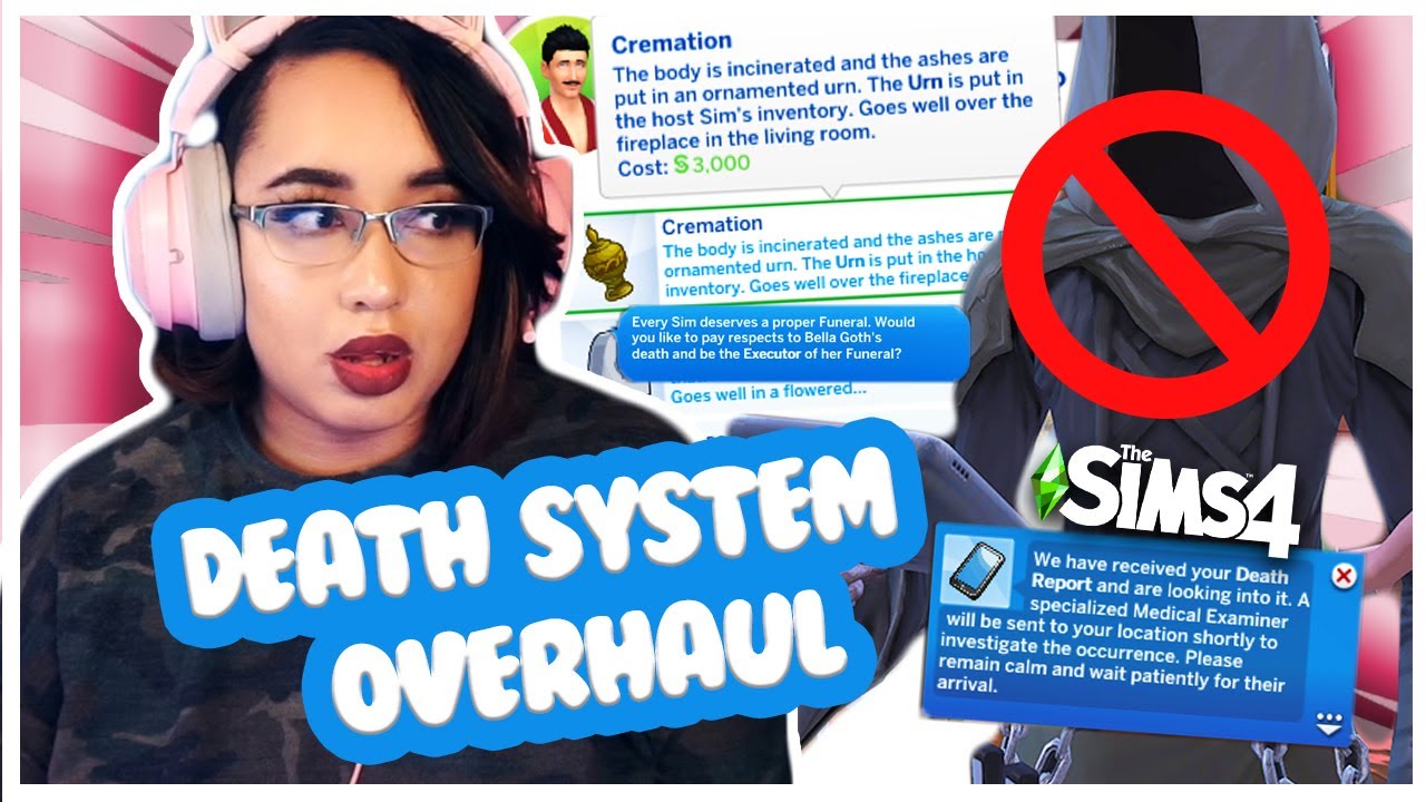 REALISTIC DEATH SYSTEM! (The Sims 4 Mods PC)