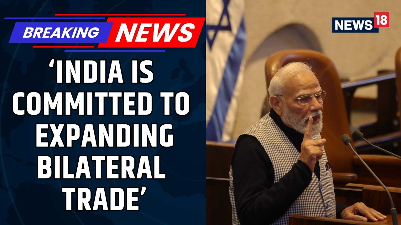 PM Modi Calls Israel Innovation Powerhouse, Pushes Trade & Infra Boost | PM Modi In Israel | News18