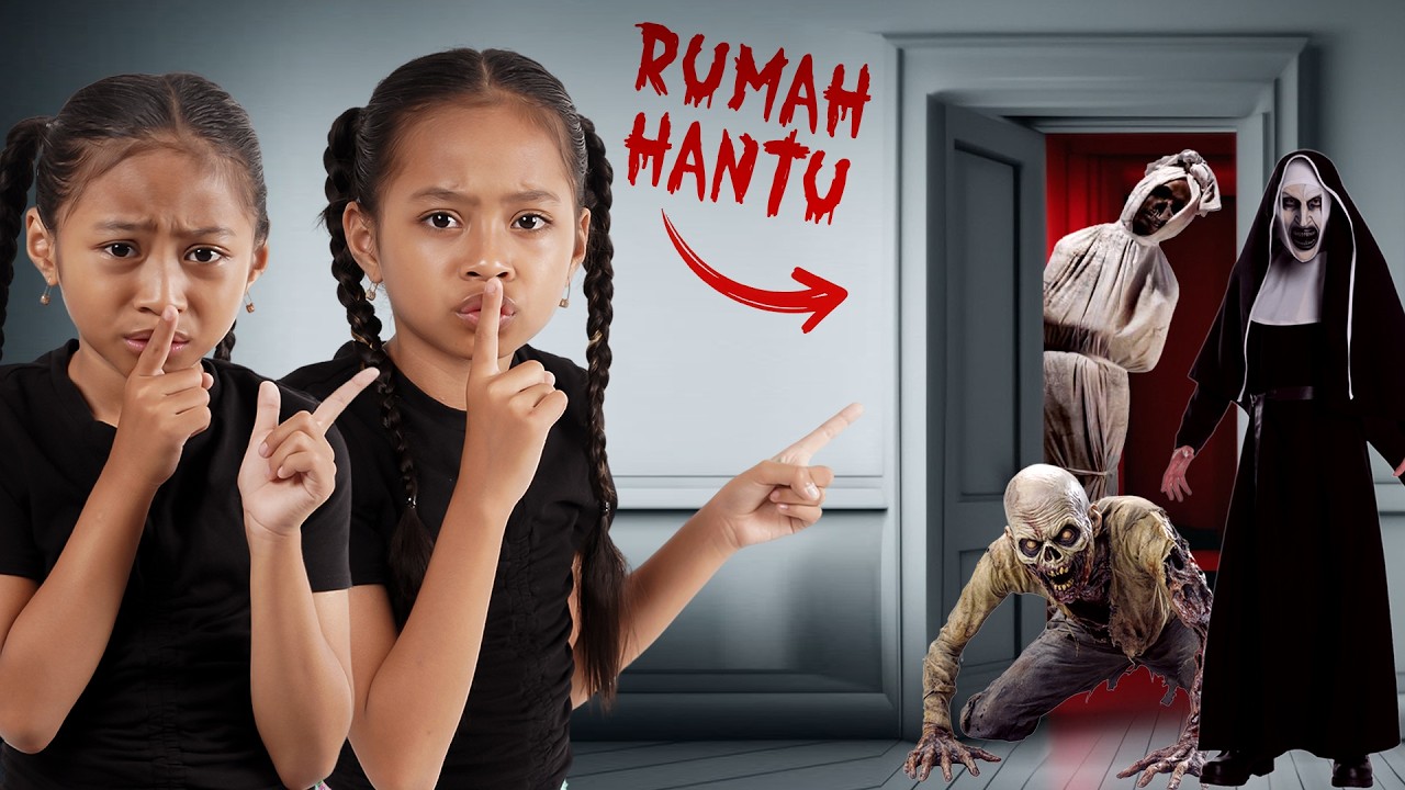 ALUNA DAN AMANDA KETAKUTAN MASUK RUMAH HANTU!! SEREM BANGET!!