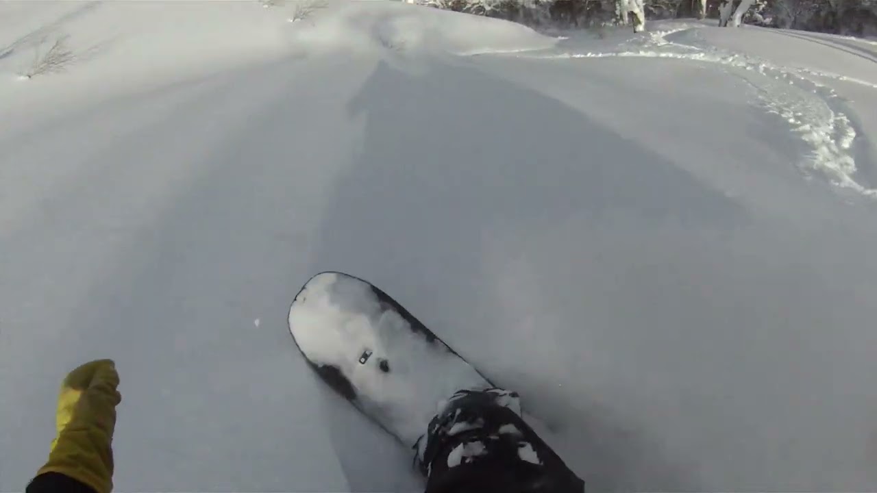 白井岳　1st ＠snowboarding  