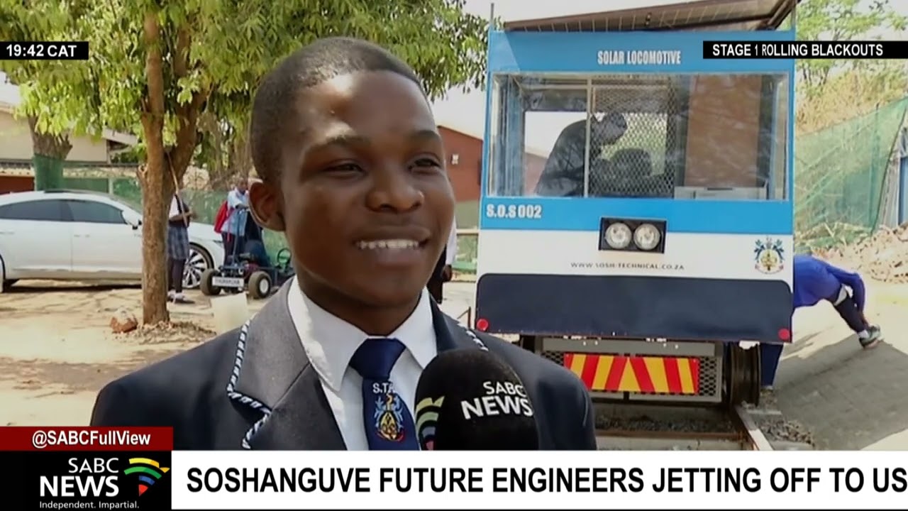 Soshanguve future engineers jetting off to the US
