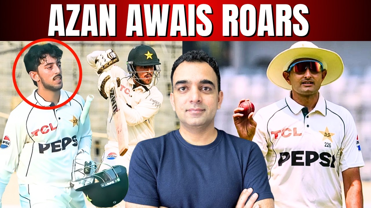 Azan and Abbass Bring Back Pak in Test Match 