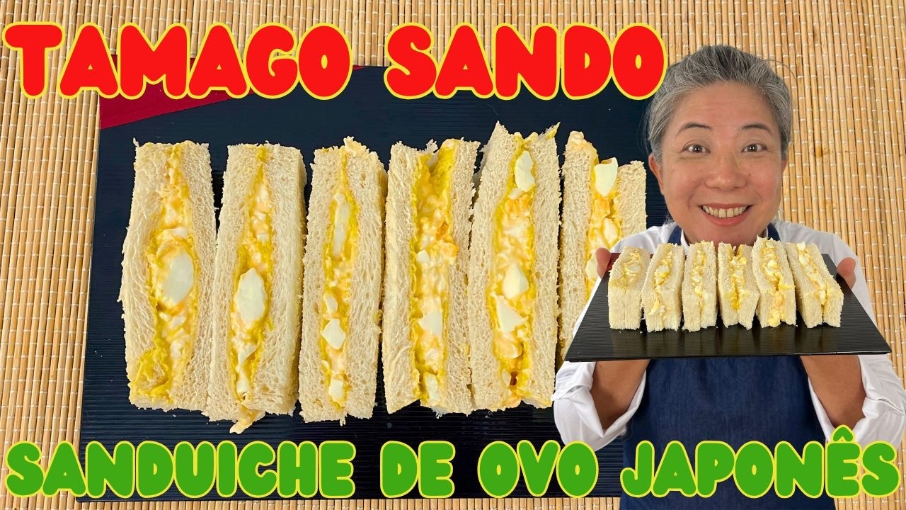 🥚TAMAGO-🥪SANDO: LANCHE COM OVO FAVORITO DAS CRIANÇAS JAPONESAS (FÁCIL, RÁPIDO E PRÁTICO DE FAZER)