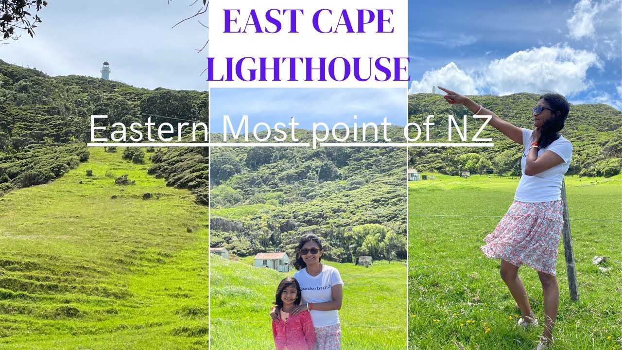 East Cape Lighthouse + Road to East Cape Lighthouse The Eastern-most Point of New Zealand!