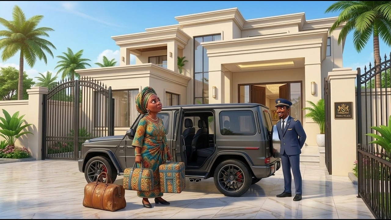 From Village to London | Full AI Animated Movie | Funny African Family Adventure