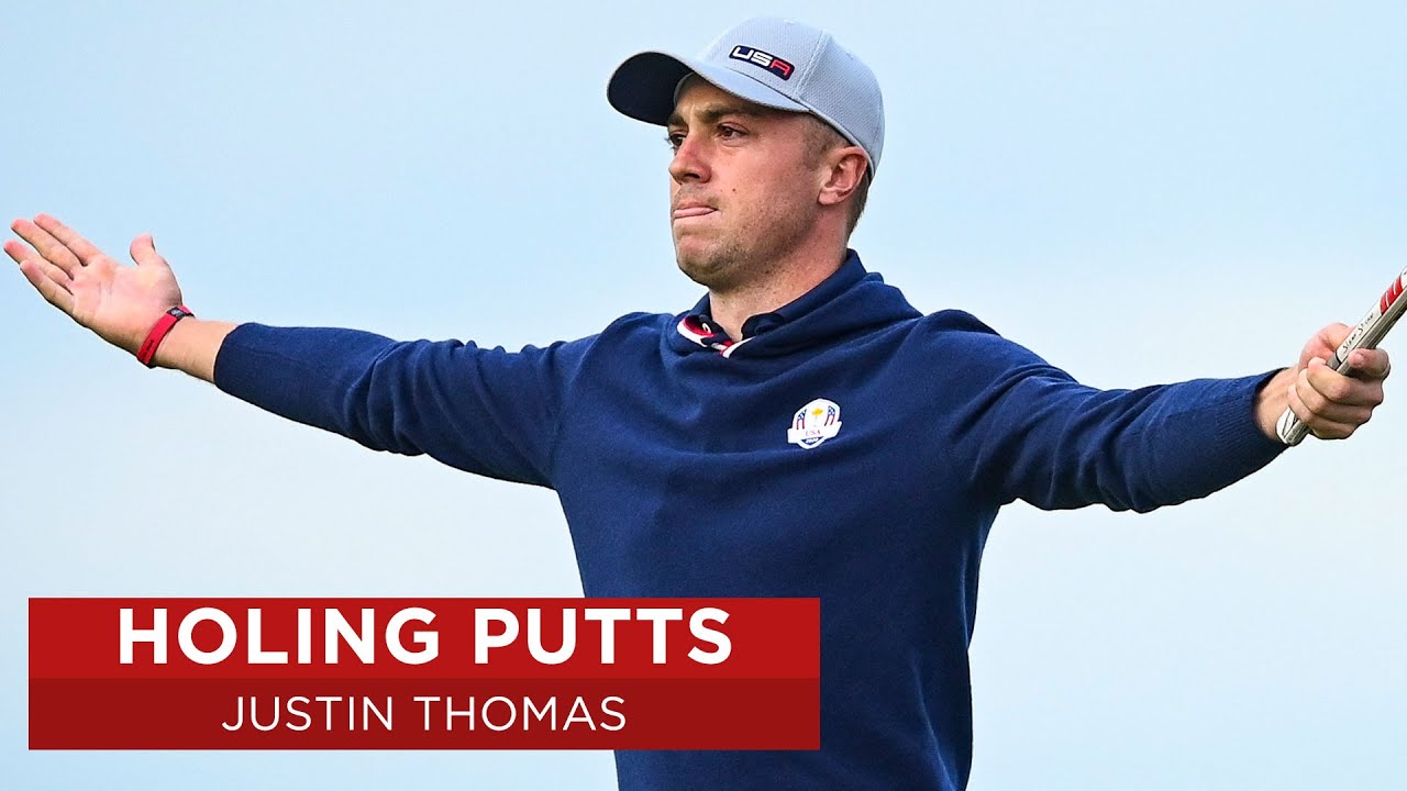 Justin Thomas Holing Clutch Putts at the Ryder Cup