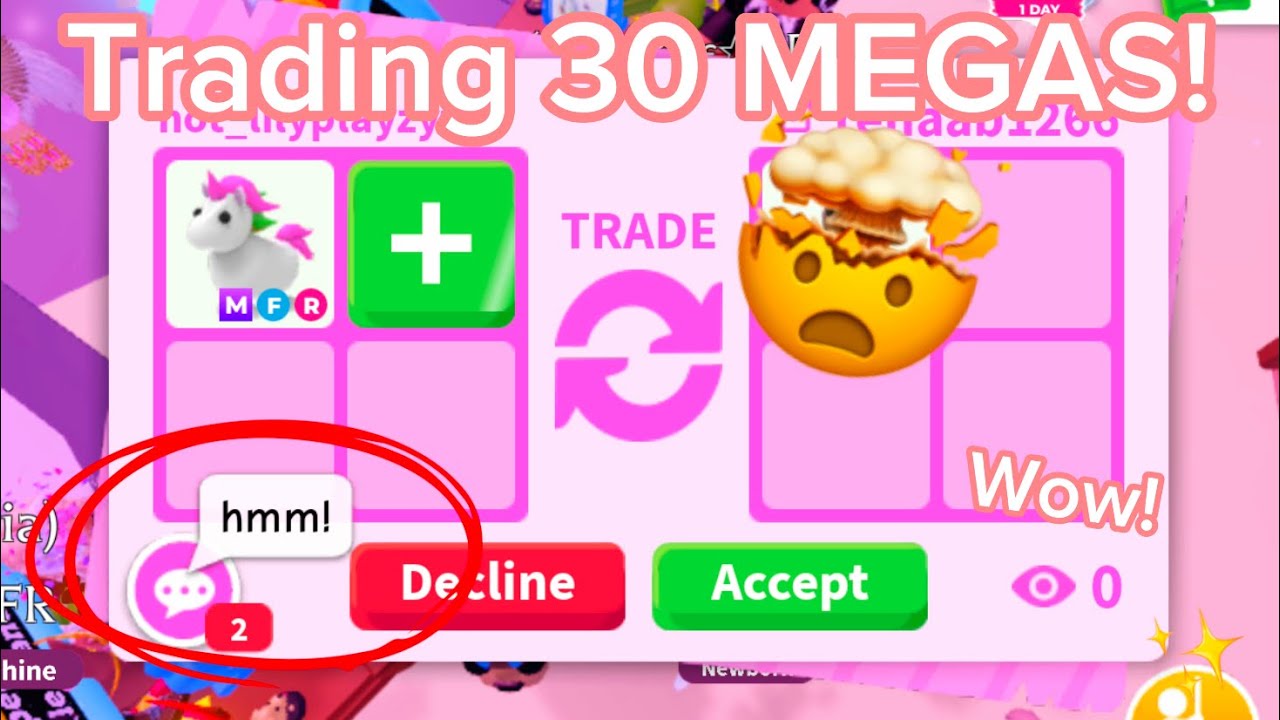 🤯OMG!🤯Trading My 30 MEGAS! I FINALLY GOT A HIGH TIER! Adopt me Trading! 2024!